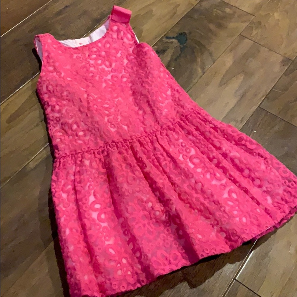 Gymboree pink lace dress